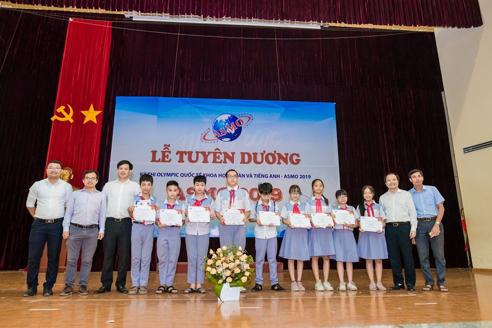 Lễ Tuyên dương thí sinh đạt giải vòng 1 Kỳ thi ASMO 2019